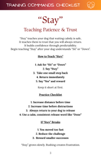 The Training Commands Checklist