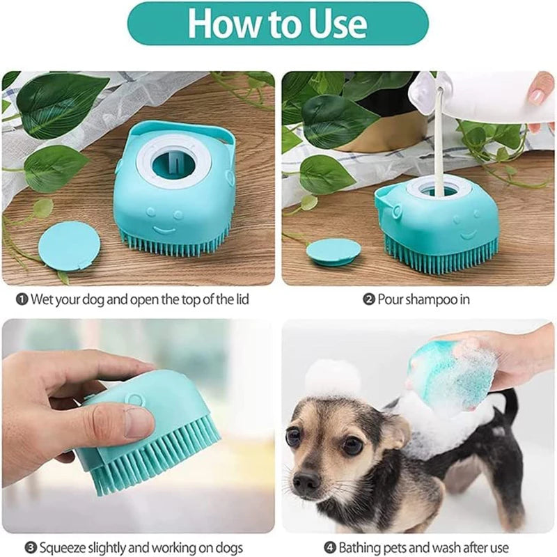 Pet Shampoo Brush